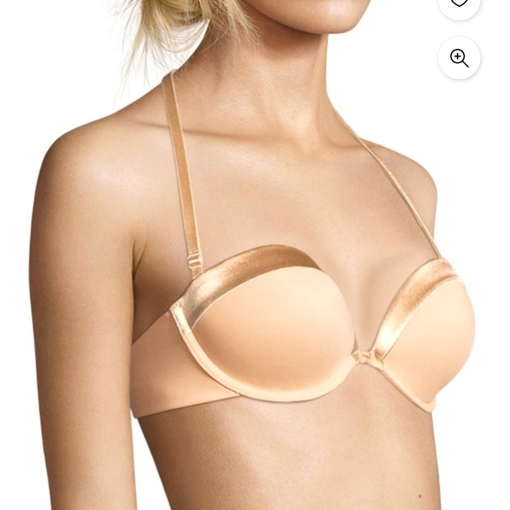MAIDENFORM Strapless Multi-Way Bra - Nude Size 36B - Picture 2 of 9